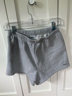 TNA Sweatfleece Cozy Fleece Sweatshirt - Light Gray size S Grey